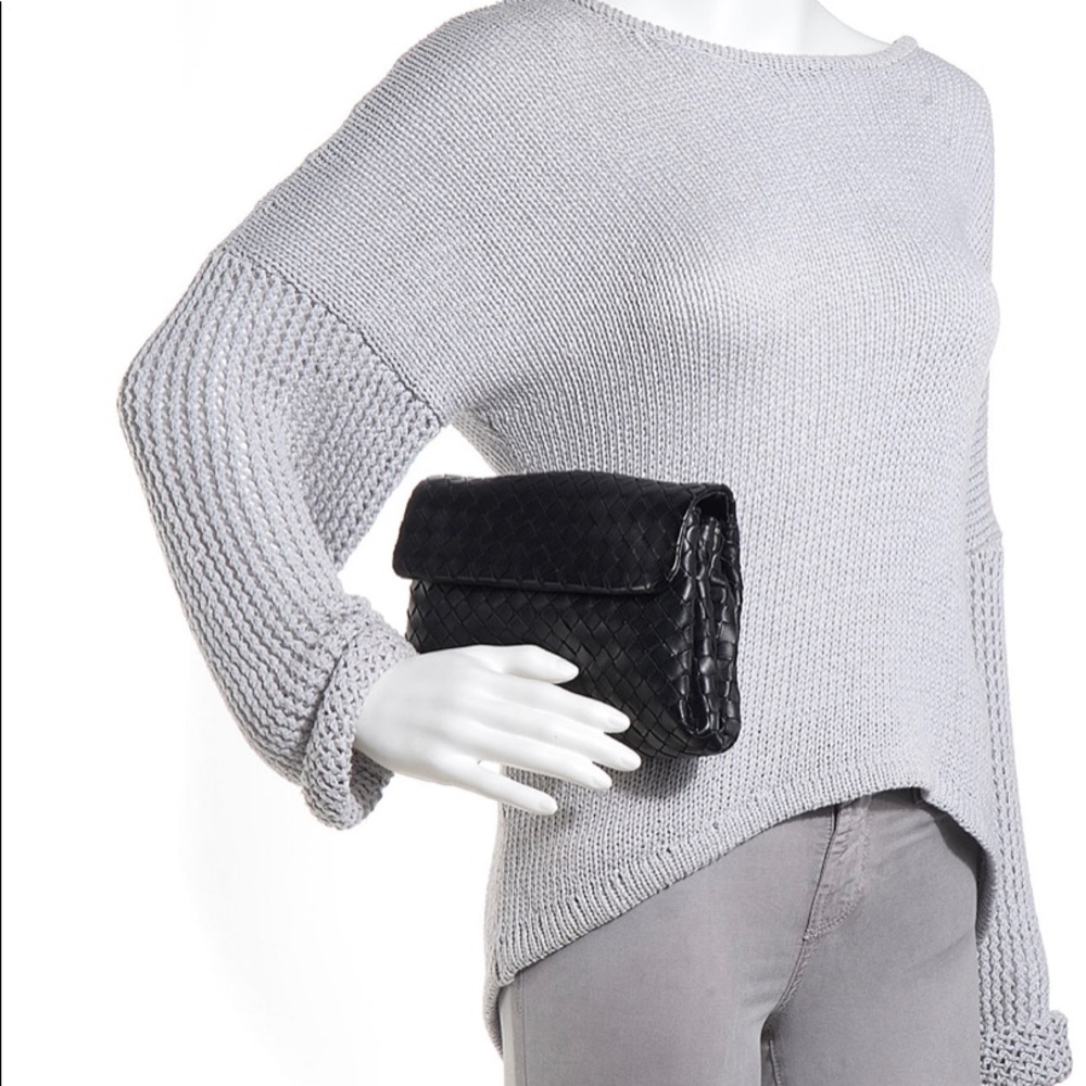 BOTTEGA VENETA Nappa Intrecciato Cosmetic Case Nero Black - Picture 3 of 16